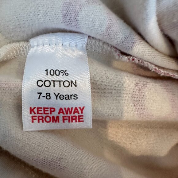 Sleepy Doe Girl's Size 7-8 Bow Print Cotton Jersey Pajama Set - Picture 8 of 14